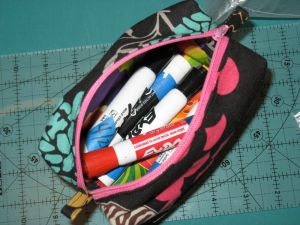 Small Boxy Bag filled
