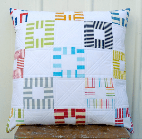 striped pillow