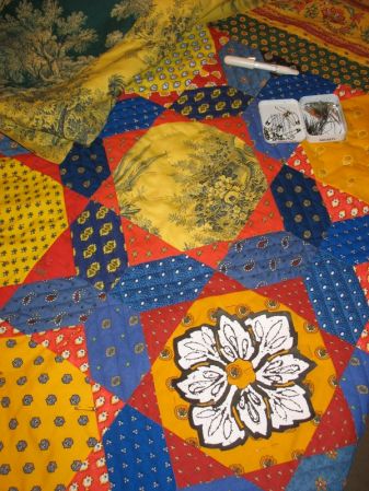 Lyon Carolings, quilting
