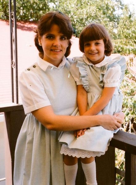 BTC and I in Laura Ashley Dresses