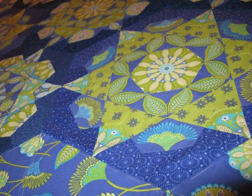 EPP quilt angle shot