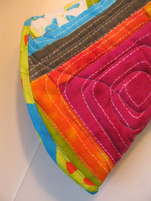 Hot Mitt binding finished