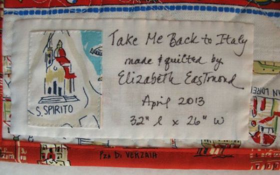 TakeMeBacktoItaly label