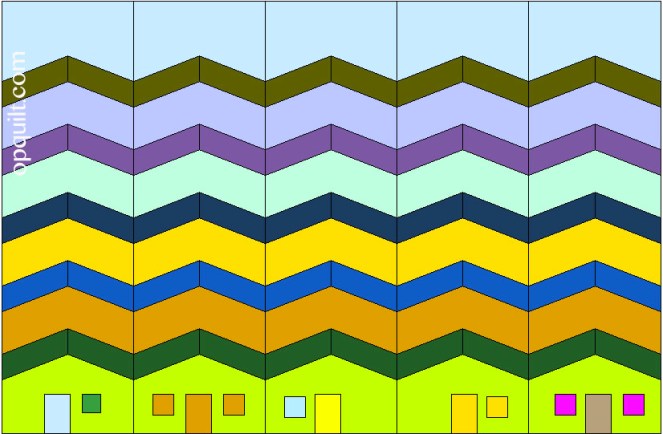 Christine's QuiltSketch labeled