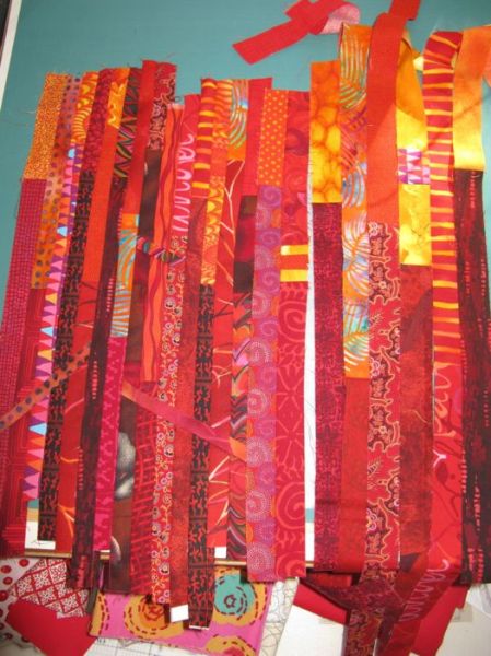 Sewing strips