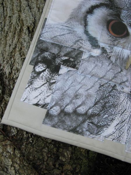 Congruence Owl quilt 5 textures