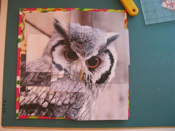 Congruence Owl quilt construction 1