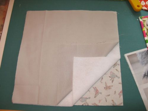 Congruence Owl quilt Layering up the backing