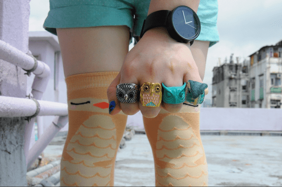 Owl RingsSocks