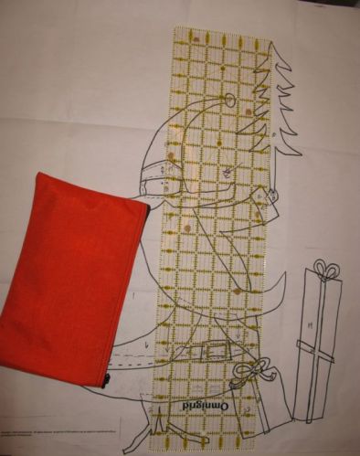 Santa Quilt measuring