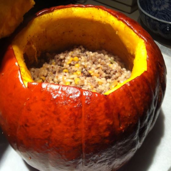 Stuffed Pumpkin_open