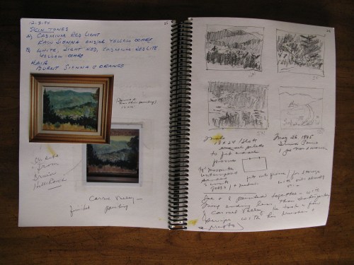 Dad's Art Book Pages