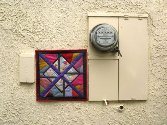 On Line Art Quilt by PwrBox