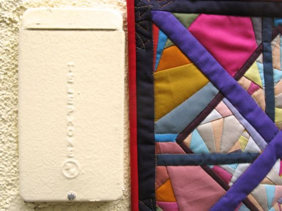 On Line Art Quilt_detail1