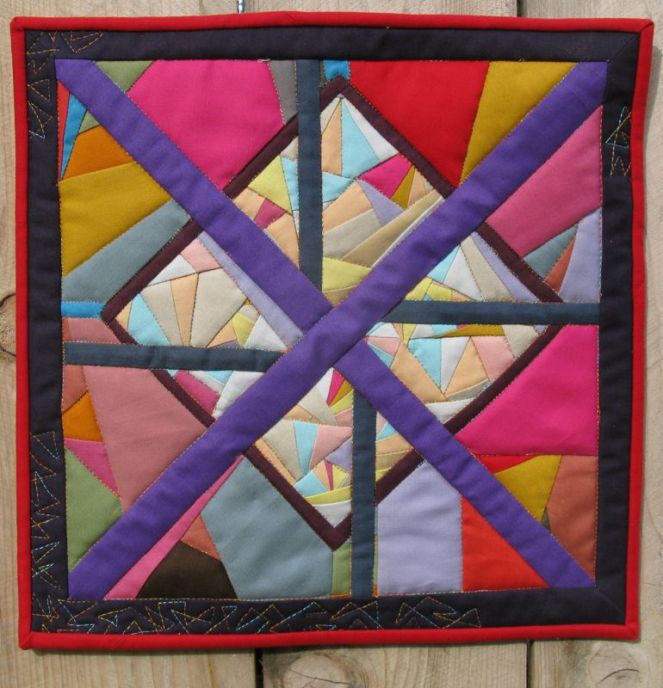 On Line Art Quilt_front1