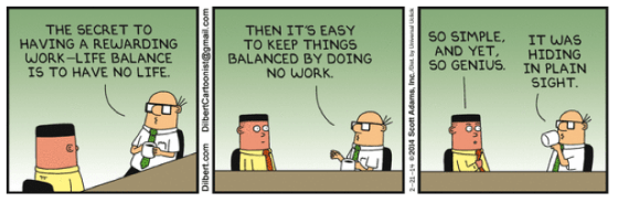 Dilbert work-life balance