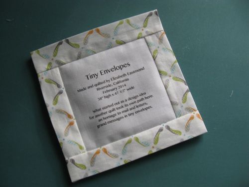 Making a Quilt Label 5