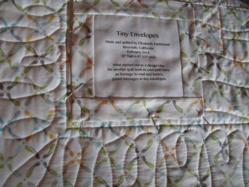 Making a Quilt Label 6