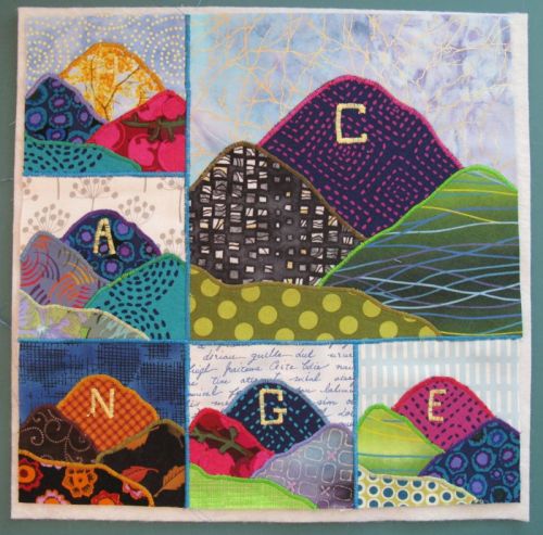 Assembling Changes Art Quilt