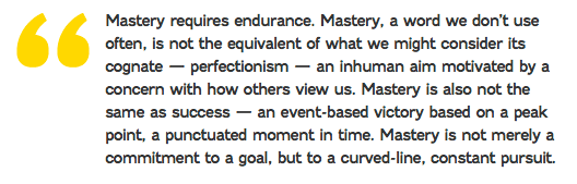 Mastery Quote