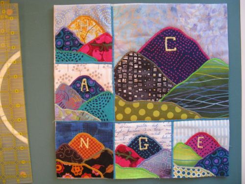 Quilted and Trimmed Art Quilt