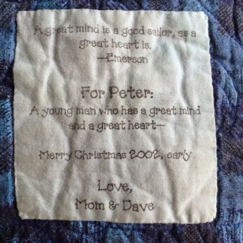 Used Computer-printed label