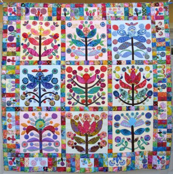 Lollypop Trees Quilt_final Front