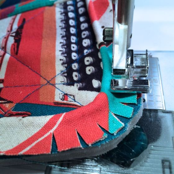 Cording on Weekender Bag