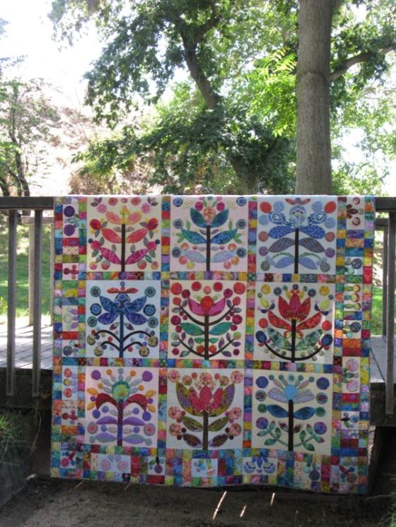 Elizabeth's Lollypop Tree Quilt_2