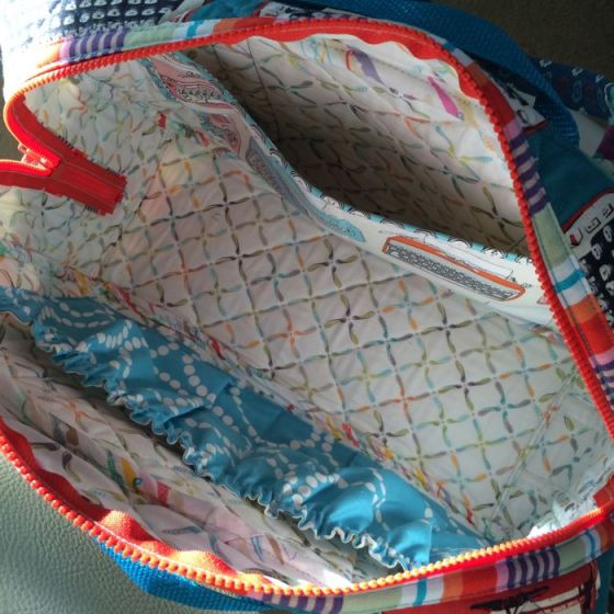 Inside Weekender Bag