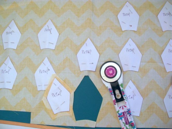 EPP2 Cutting out EPP pieces