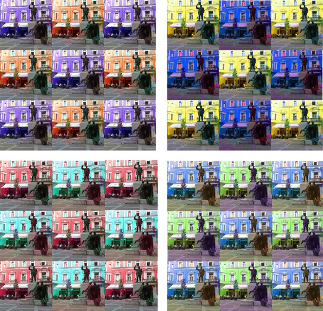 Four Squares of 9Patch