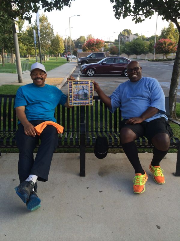 Ted and Maurice and Quilt