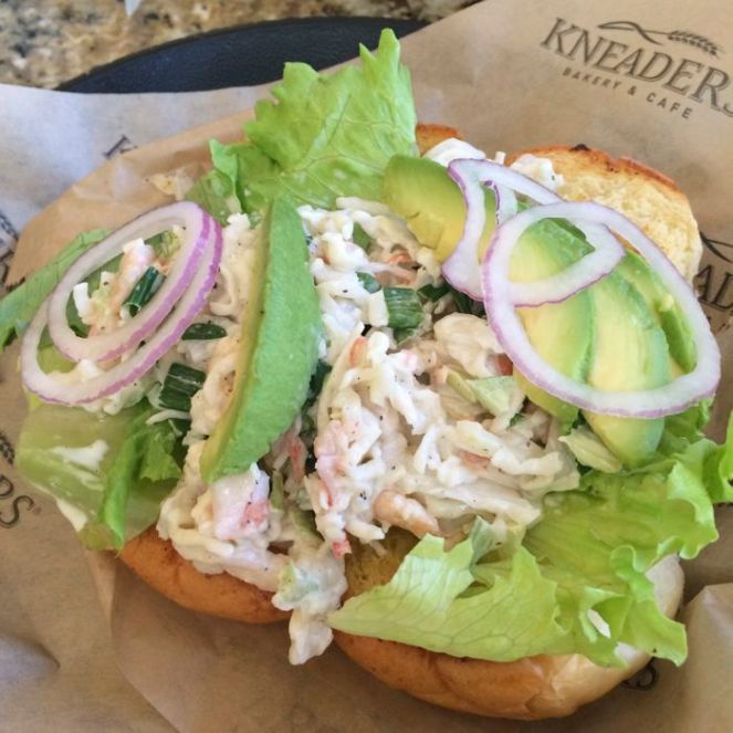 Kneaders Crab Sandwich