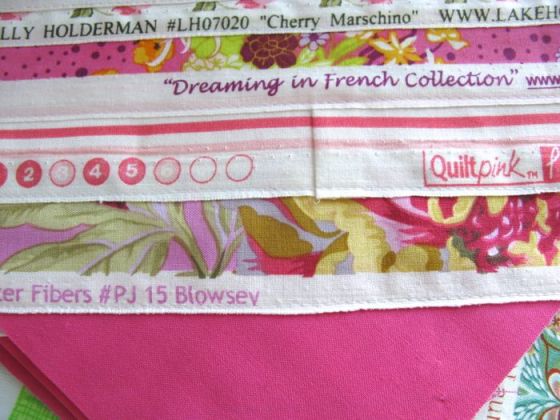 Pieced Selvage Strip