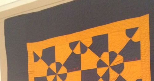 dutch windmill crib quilt detail