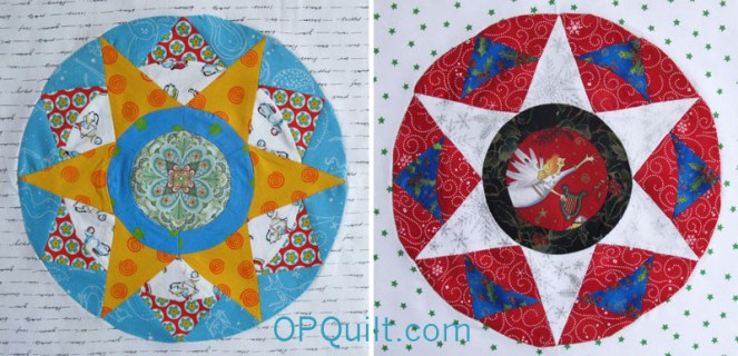 Circles Block #6–another view, EPP Sew-A-Long