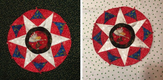 Circles Block Christmas Backgrounds