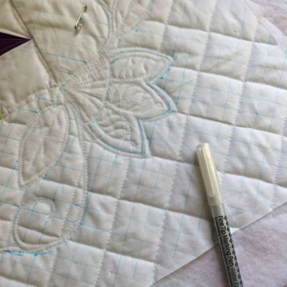 marking quilt again