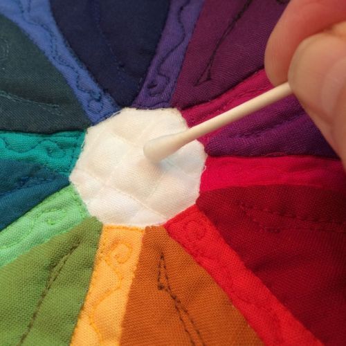 removing blue marker