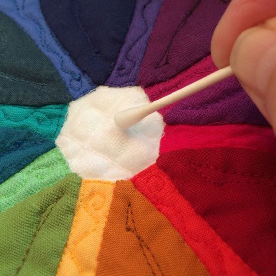 removing blue marker