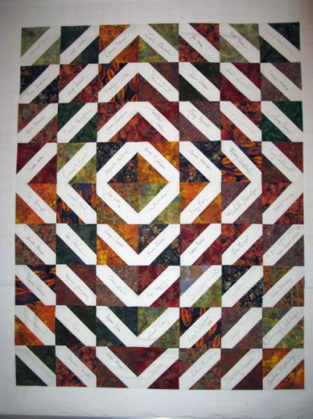 Signature Quilt Top