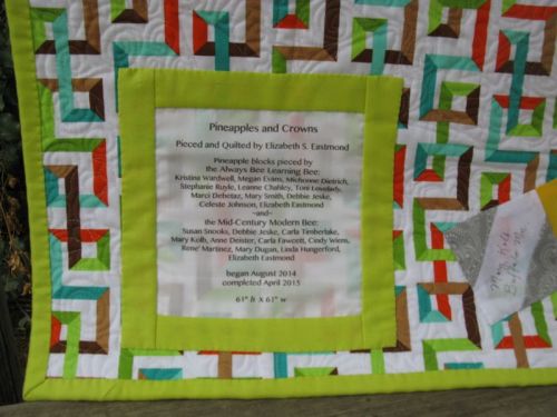 Pineapples and Crowns_label