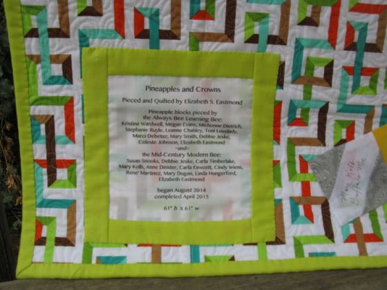 Pineapples and Crowns_label