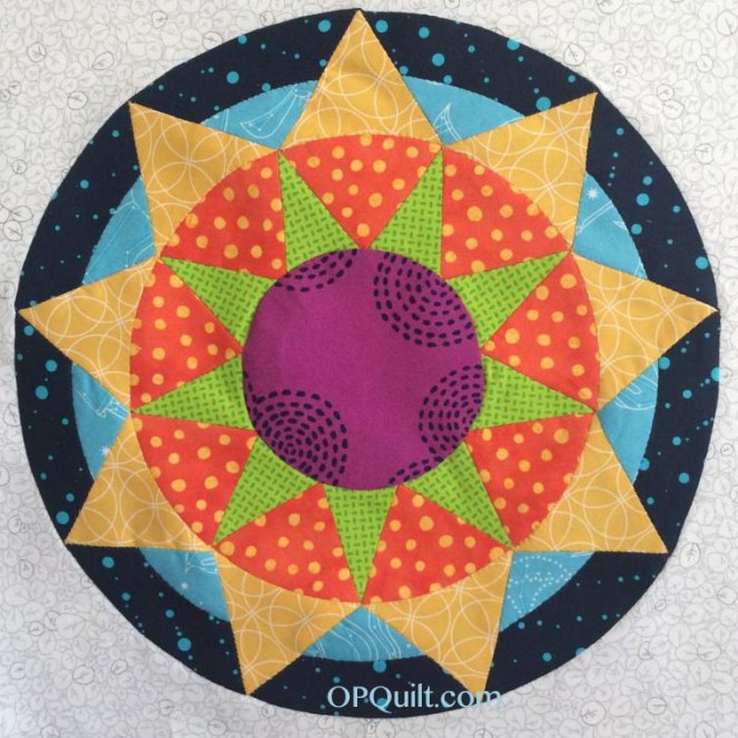Circles Block #12–EPP Sew-A-Long