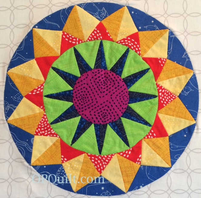 Circles Block #15–EPP Sew-A-Long