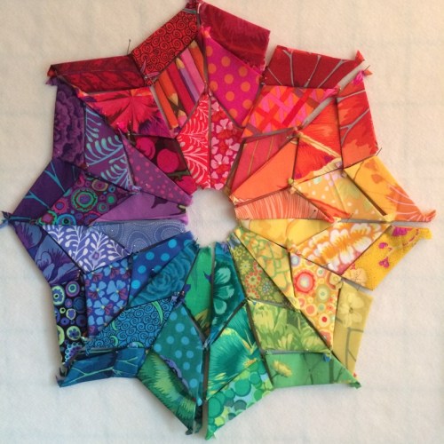 Rainbow Kaffe laid out