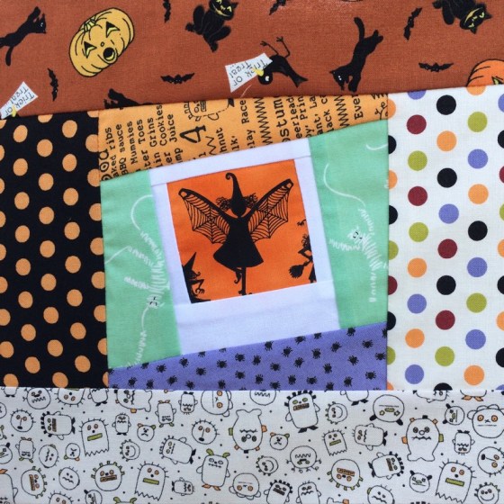 Detail Halloween Quilt 2015-2