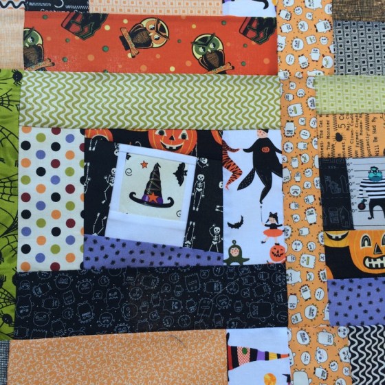 Detail Halloween Quilt 2015