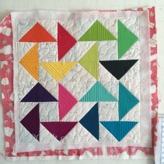 Flying Through a Rainbow_quiltingA